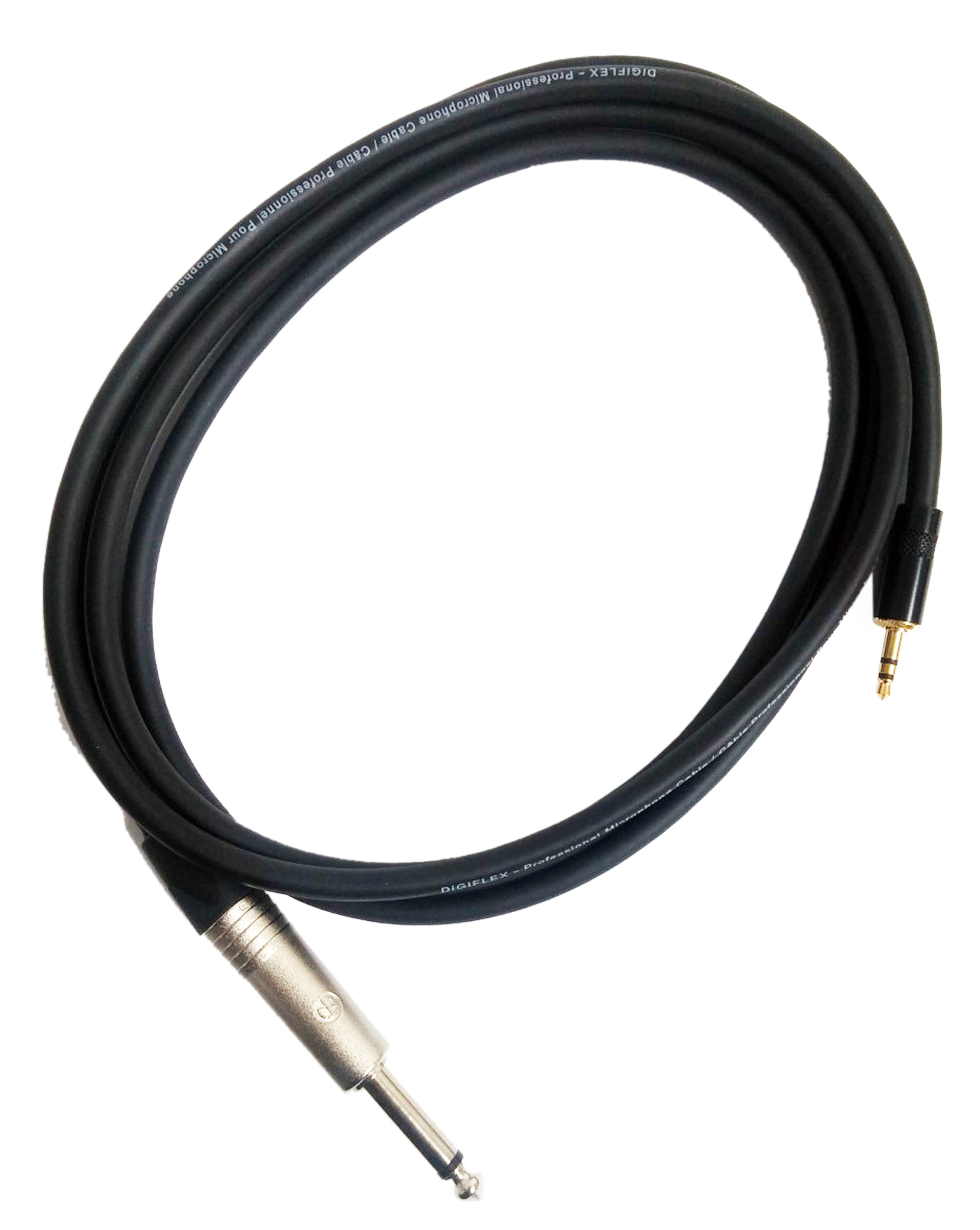 CÂBLE DIGIFLEX 1/8" mâle stéréo à 1/4" mono - 6'