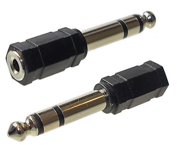 Adaptateur audio 1/4" (6.35mm) à 1/8" (3.5mm)