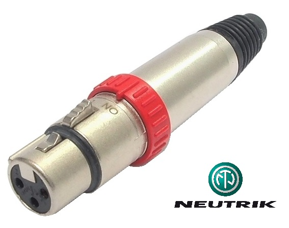 CONNECTEUR 3 CONTACT XRL FEMELLE NEUTRIK