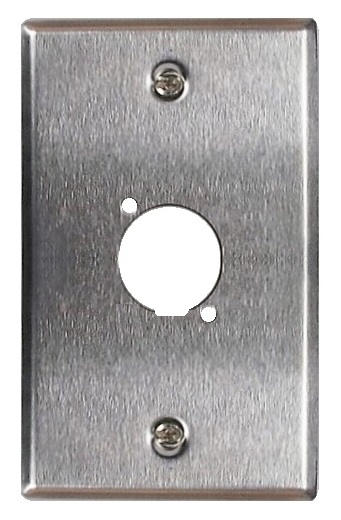 Plaque murale pour connecteur châssis XLR