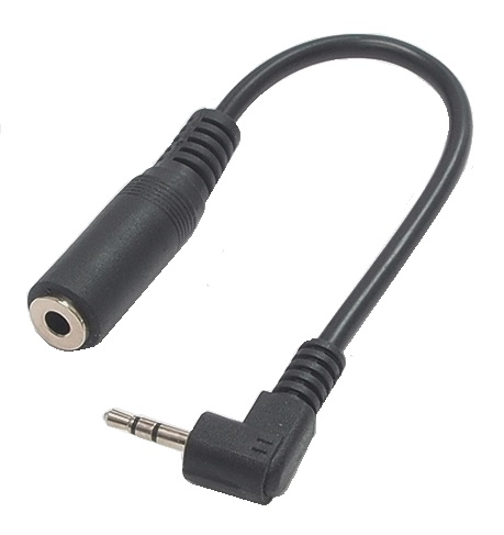 Câble adaptateur stéréo 3.5mm fem à 2.5mm mâle