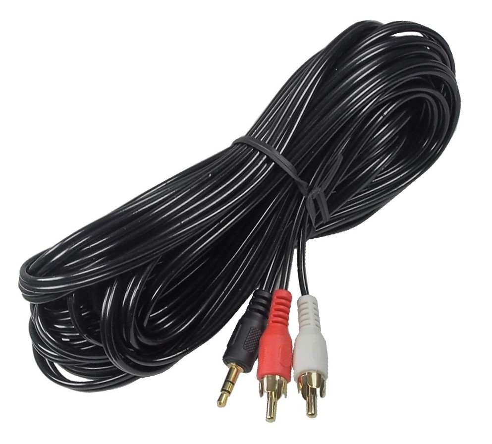 Câble diviseur fiches 3.5mm à RCA stéréo - 50'