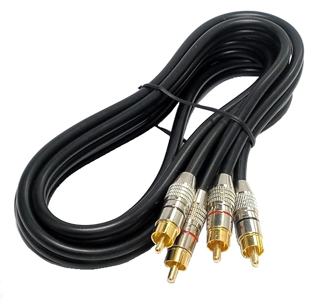 Câble audio double RCA - 6 pieds