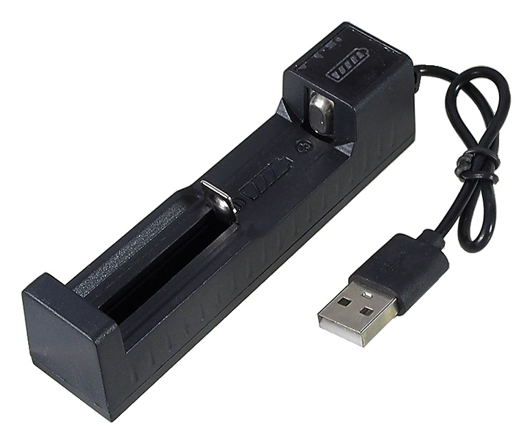 CHARGEUR POUR BATTERIE 18650 LI-ION 3.7V