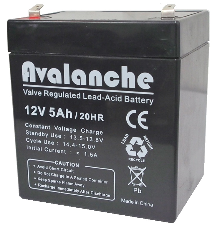 Batterie rechargeable - 12 Volts 5 Ah
