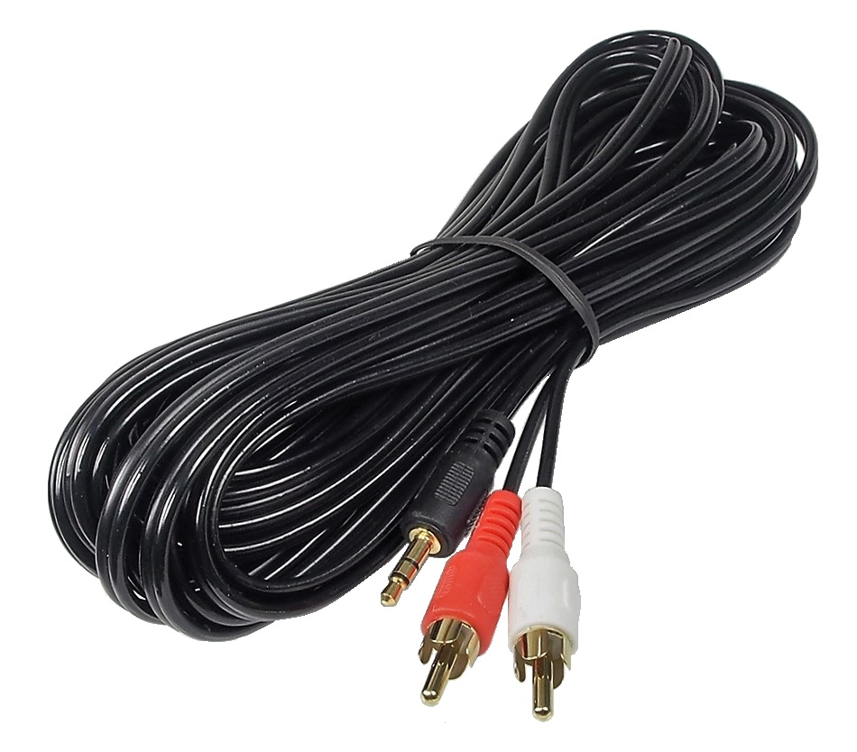 Câble diviseur fiches 3.5mm à RCA stéréo - 25'