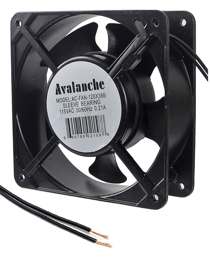 Ventilateur en métal de 120 VAC - 120 x 120 x 38mm
