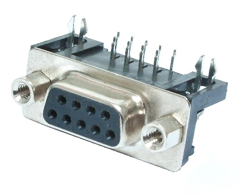 Connecteur DB-9 femelle pour PCB