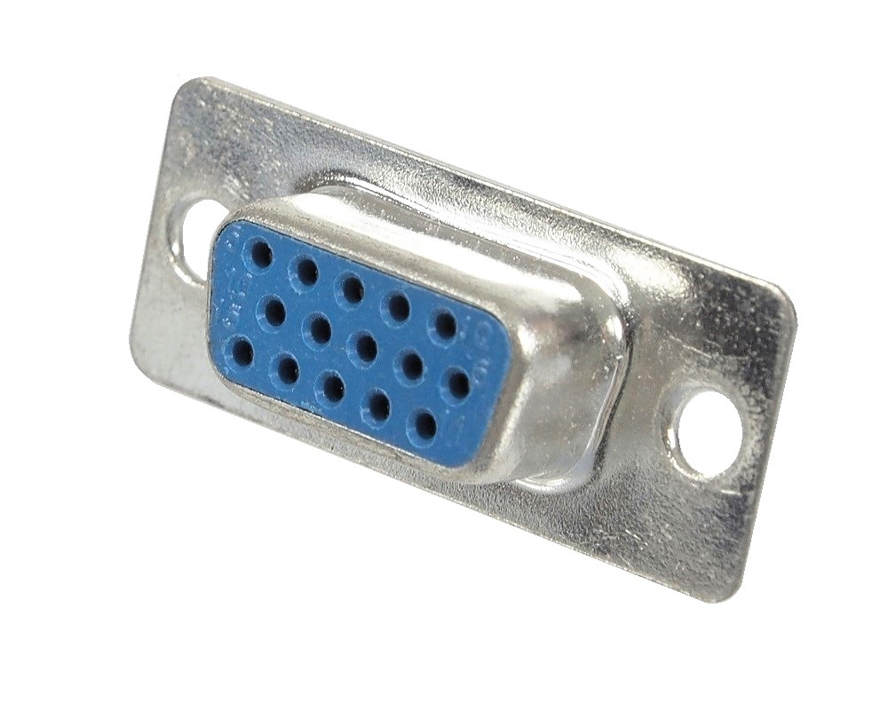 Connecteur DB-15 femelle 15 contacts pour souder