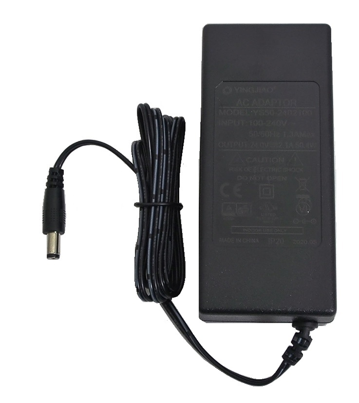 ADAPTATEUR AC/ DC 24 VDC, 2.1 ampères