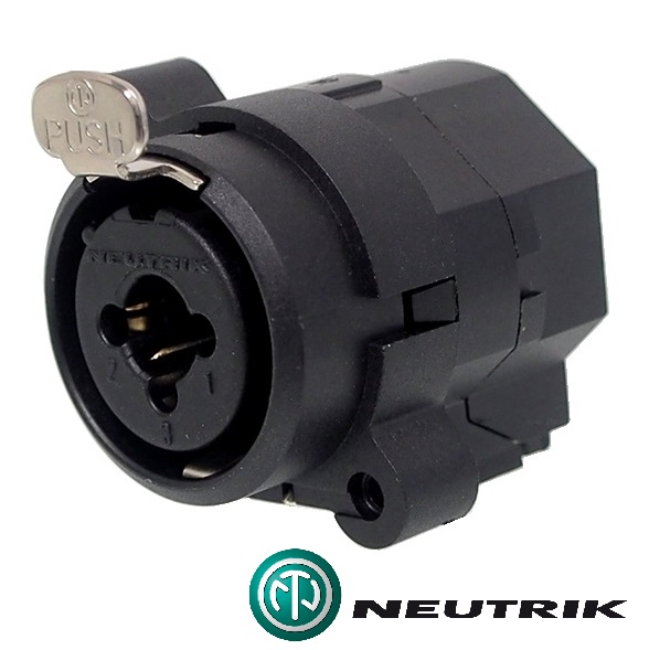 Connecteur combo 1/4" femelle stéréo / XLR femelle