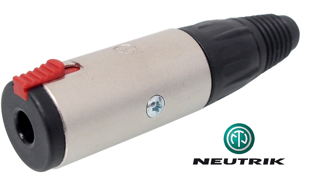 Connecteur Neutrik 1/4" femelle stéréo