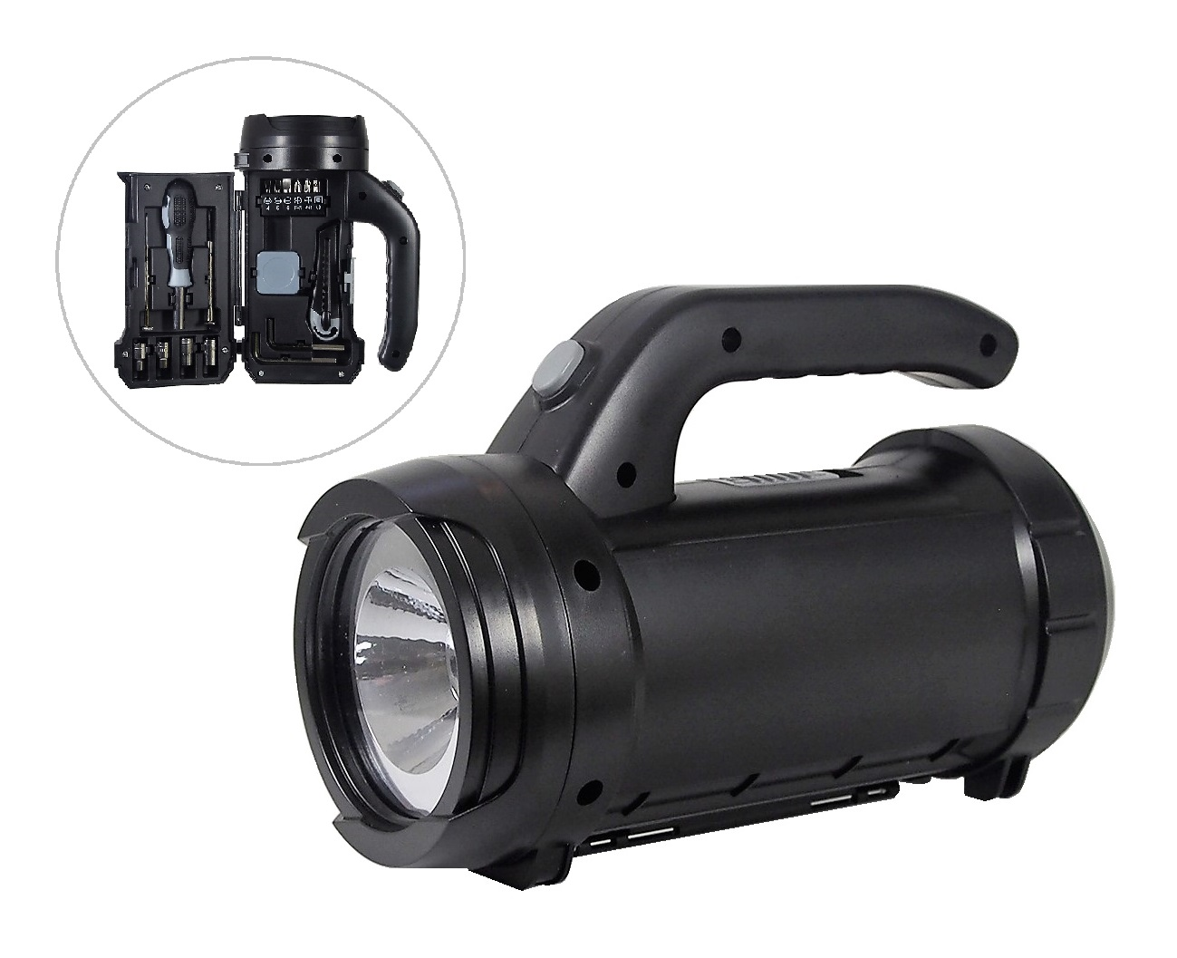 Lampe de poche et trousse d'outils 2 en 1