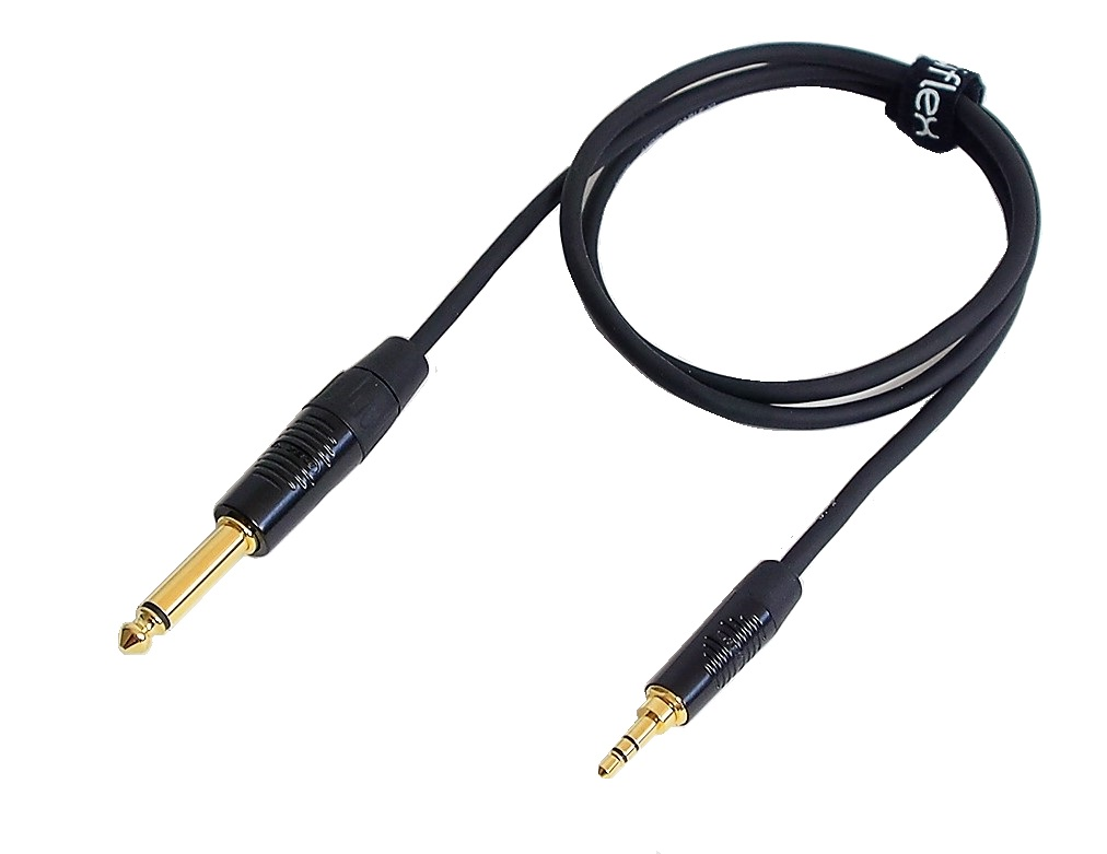 Câble DIGIFLEX 1/8'' stéréo à 1/4'' mono - 3'