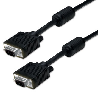 Câble VGA mâle à mâle avec ferrite - 25 pieds