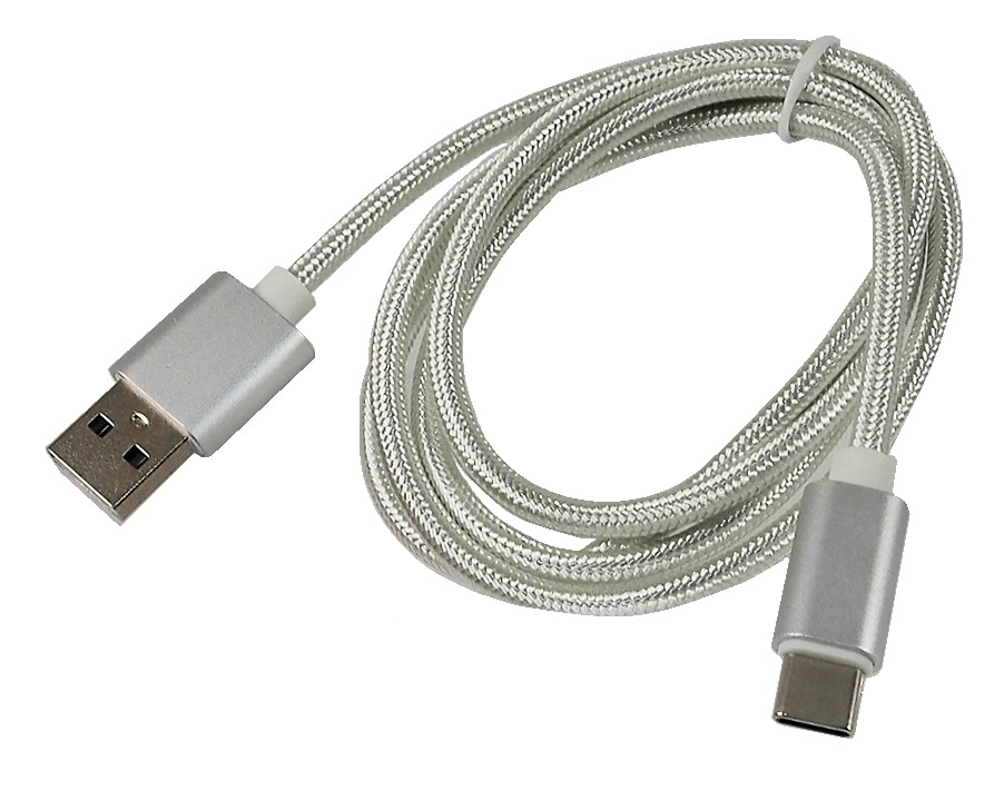 CÂBLE USB À USB Type C GRIS - 3 PIEDS