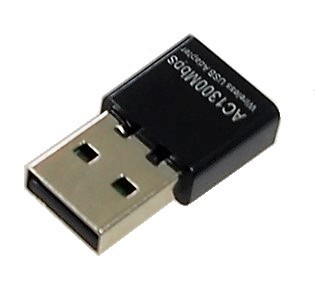 Adaptateur USB sans fil double bande 1300 Mbps