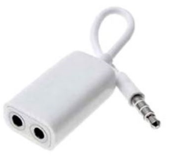 CABLE AUDIO 3.5MM 1M/2F -4 POLES