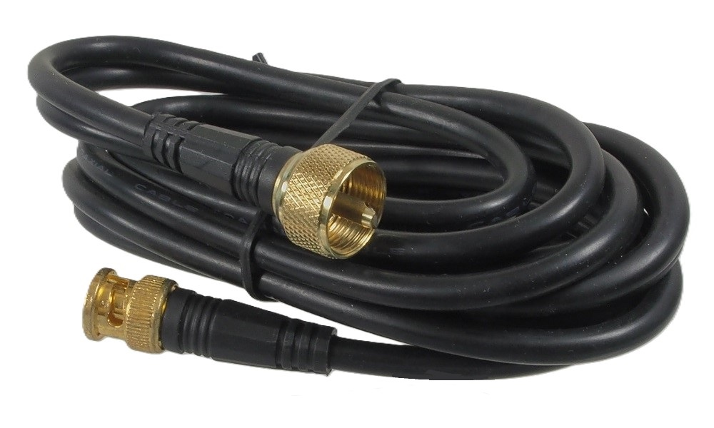 Câble RG-59 BNC mâle à PL-259 - 9 pieds