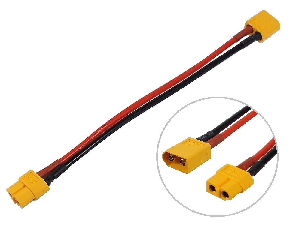 Connecteur Amass 14 AWG 30A mâle / femelle