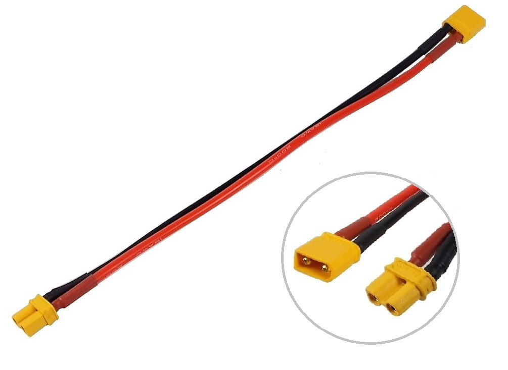 Connecteur Amass 18 AWG 15A mâle / femelle