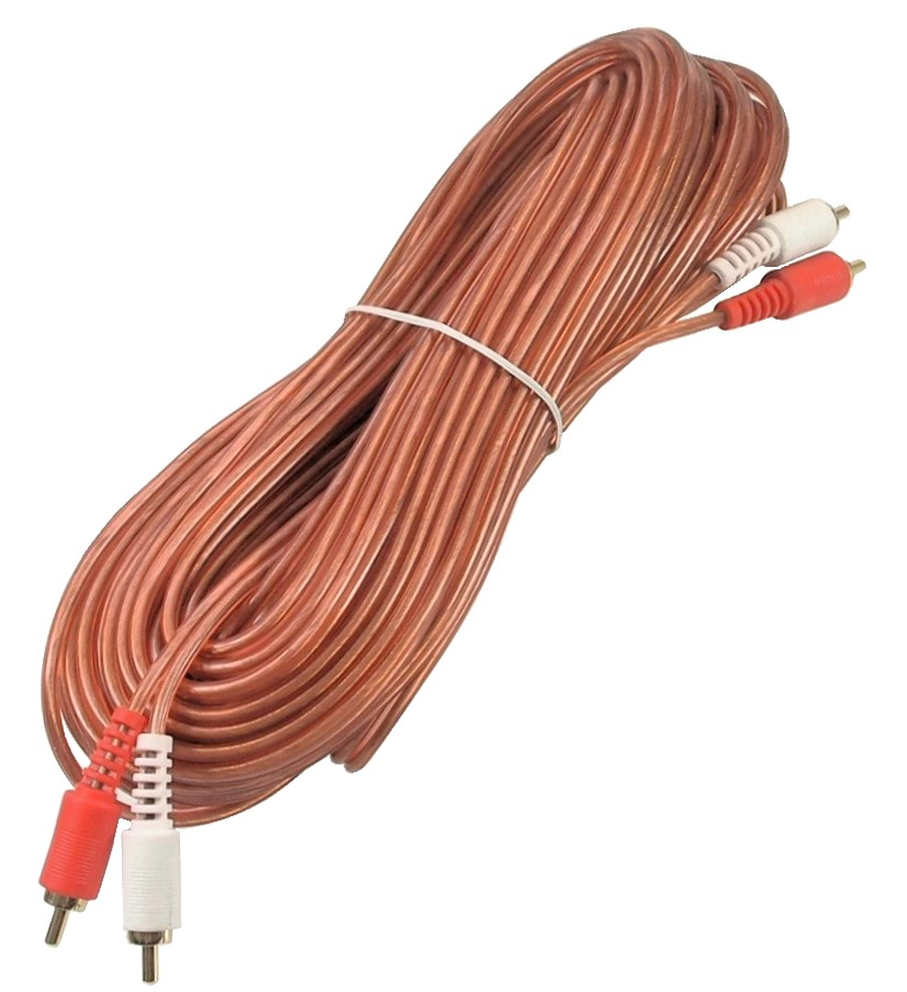 Câble audio RCA stéréo - 50 pieds