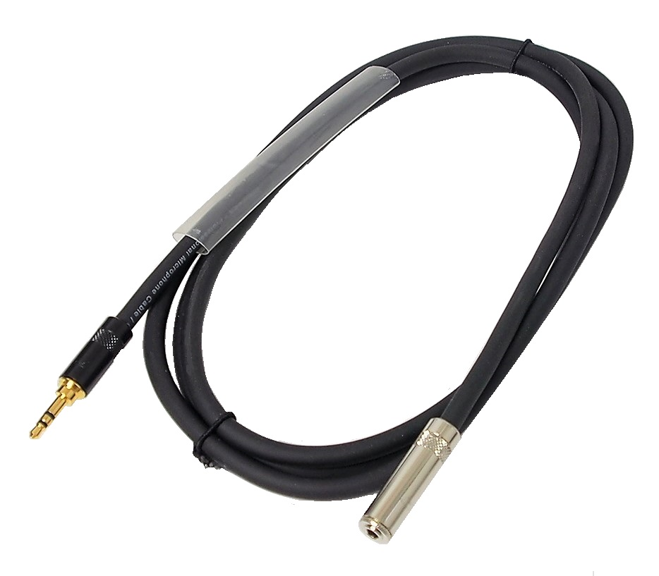 CÂBLE AUDIO 1/8" MALE À FEMELLE DIGIFLEX - 6'