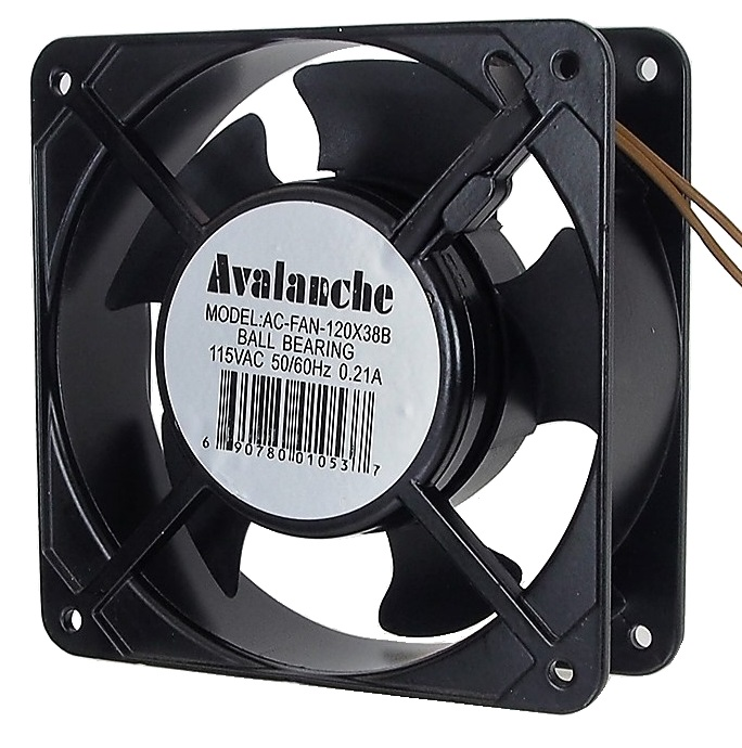 Ventilateur en métal 120 VAC - 120 x 120 x 38 mm