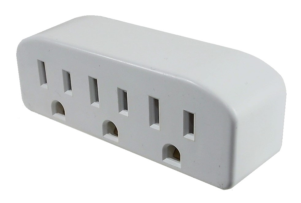 Adaptateur électrique à 3 prises