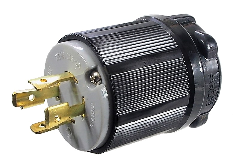 CONNECTEUR TWIST LOCK MÂLE 250 VAC / 20A L15-20