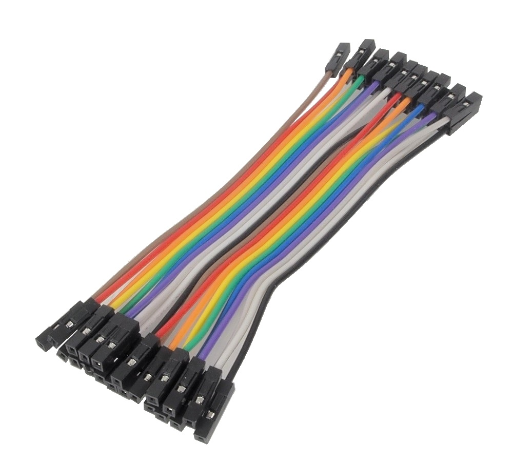 Câble dupond 20 contacts 0.1" femelle / femelle