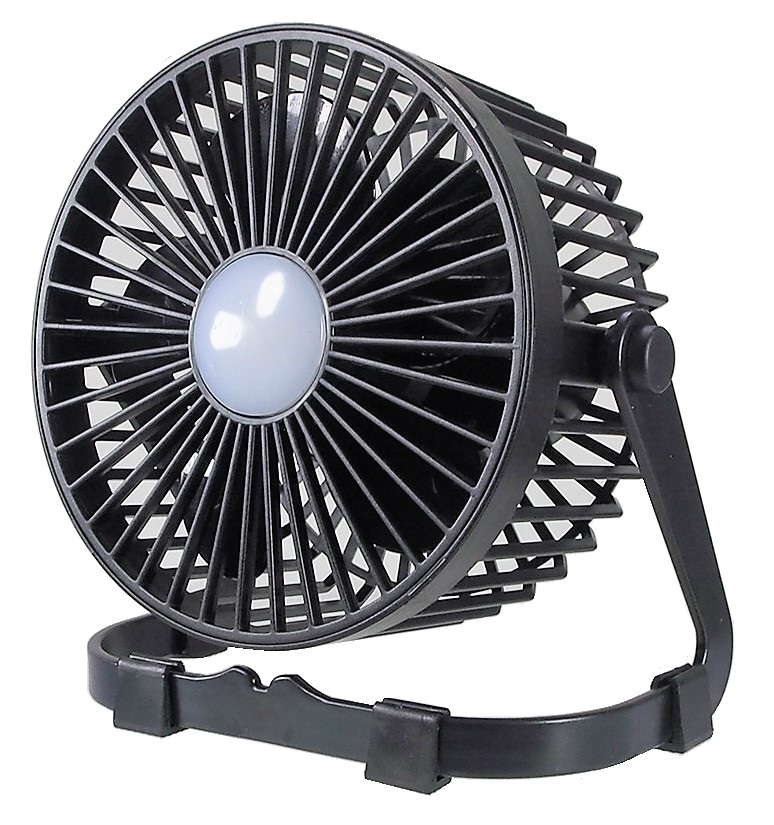 Ventilateur portable USB avec lumière intégrée