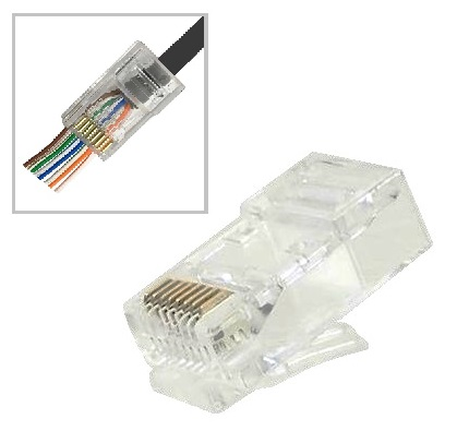 Paquet de 10 connecteurs CAT6 EZ-RJ45