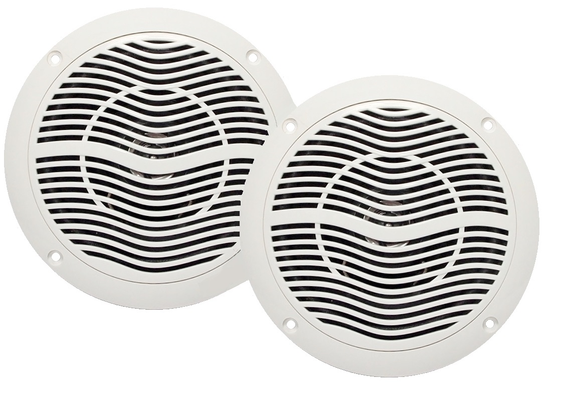 Ensemble de 2 haut-parleurs marins de 4 ohms - 5