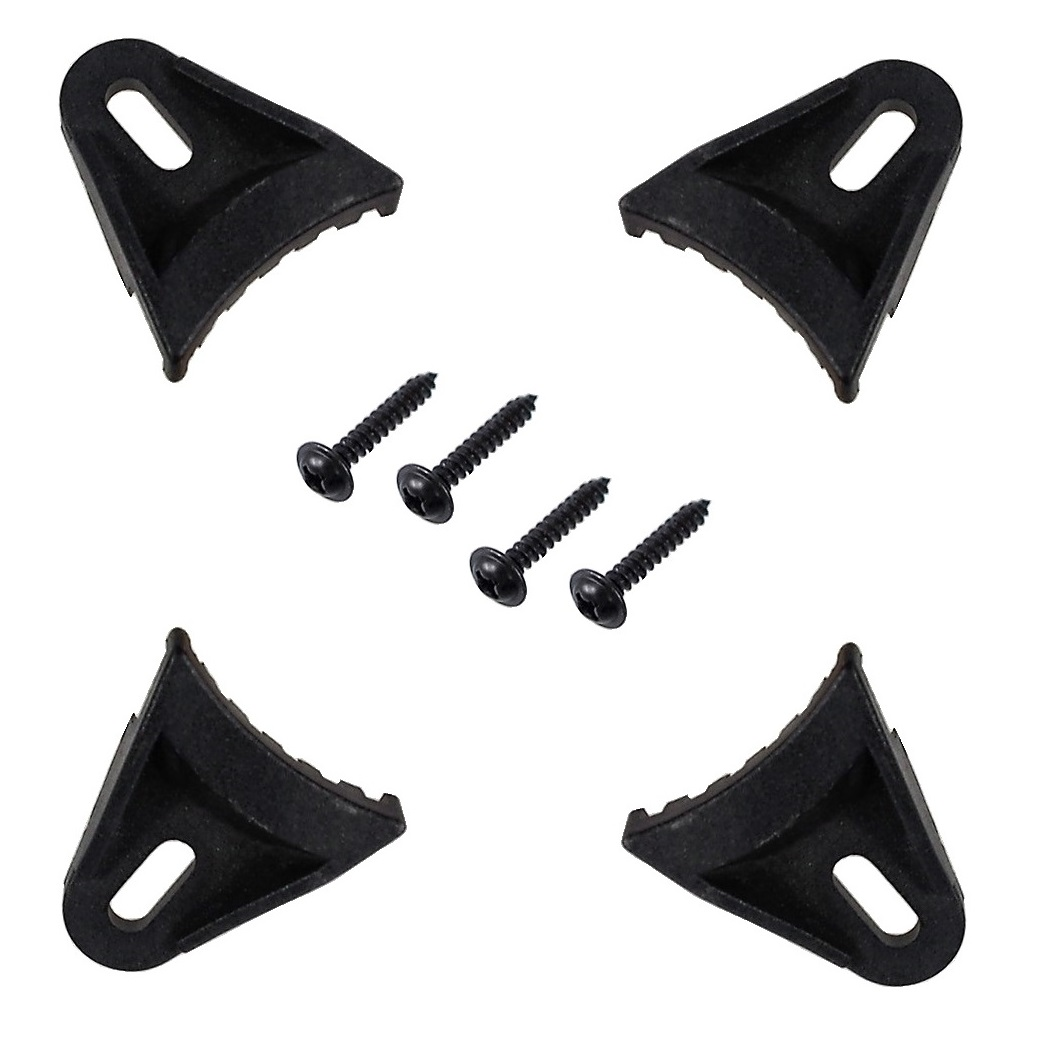 Paquet de 4 attaches pour grilles à haut-parleur