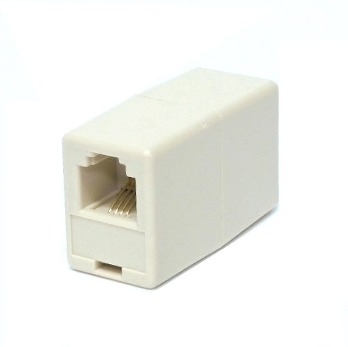 Union pour câble téléphonique à 4 conducteurs