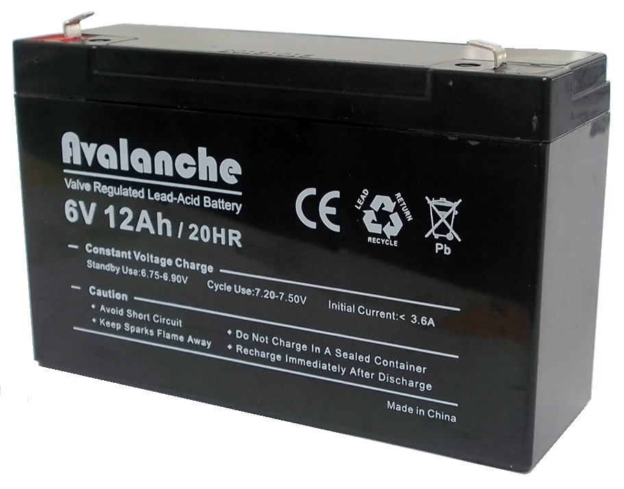 Batterie rechargeable 6V 12 Ah