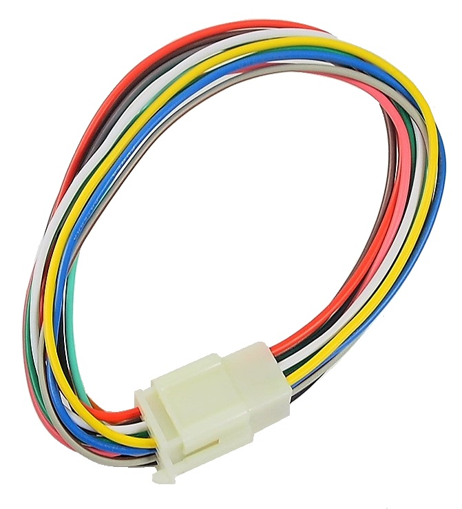 Câble de 8" avec connecteurs à 12 conducteurs