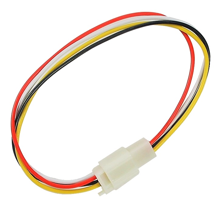 Câble de 8" avec connecteurs à 4 conducteurs