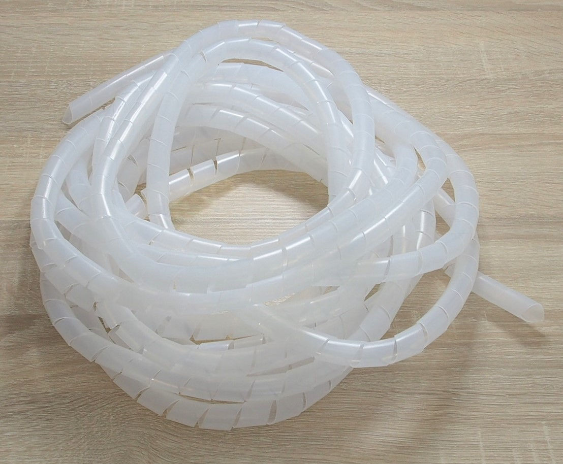 Tube spiralé pour câbles - 16 mm