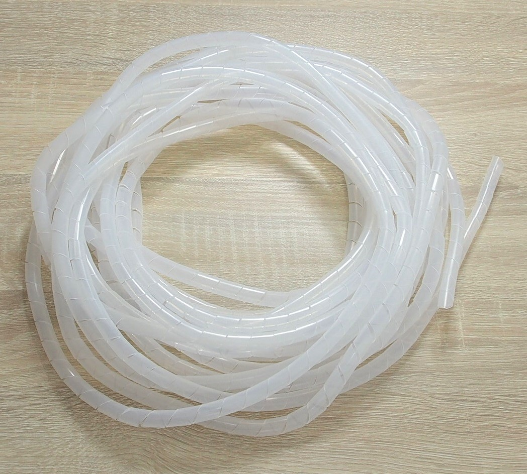 Tube spiralé pour câbles - 10 mm