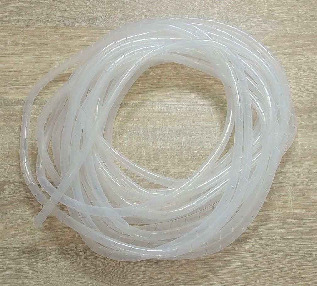 Tube spiralé pour câbles - 6 mm