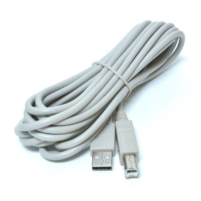 Câble USB-A à USB-B 2.0 mâle à mâle - 15 pieds