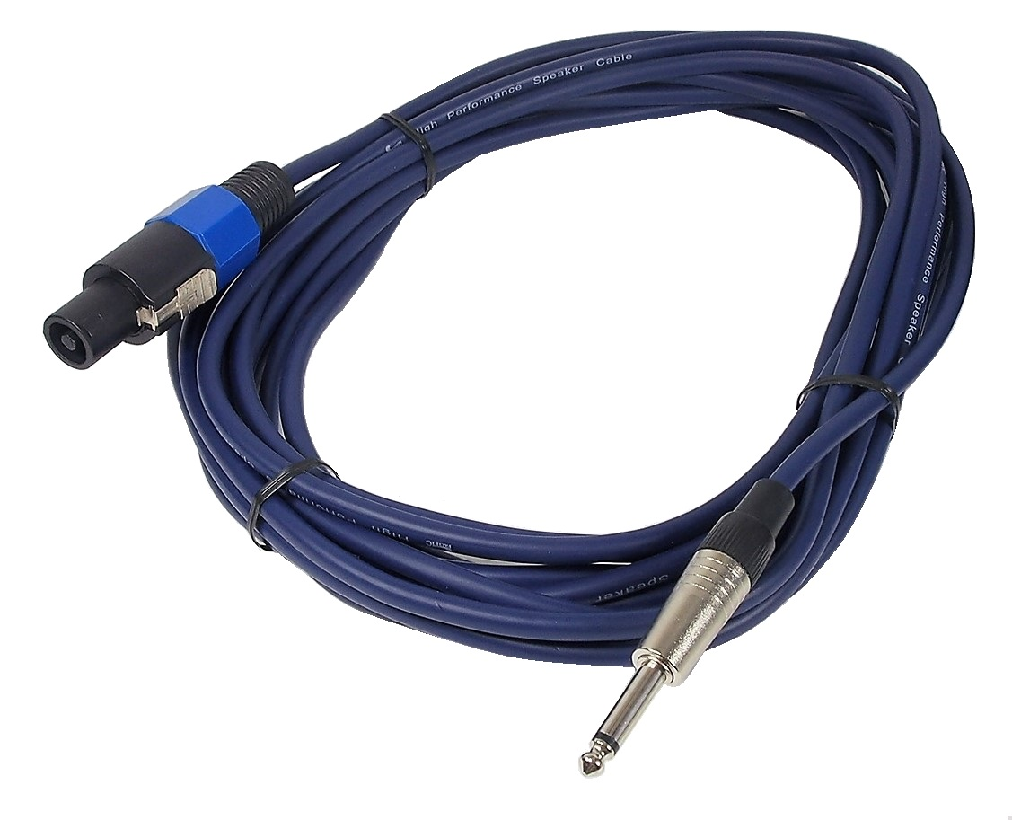Câble 1/4" mâle mono à SPEAKON - 25'