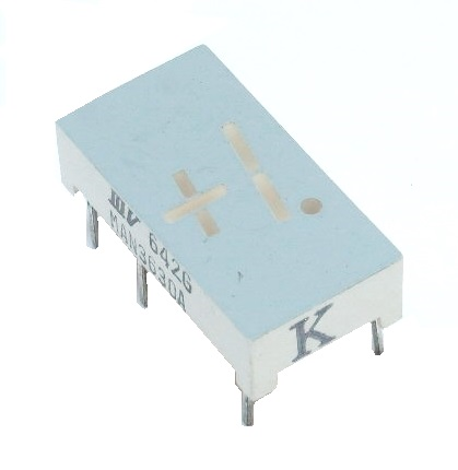 Afficheur 6 segments au DEL