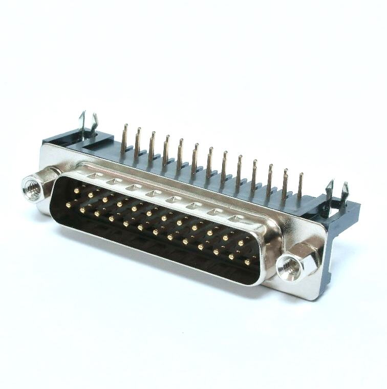 Connecteur DB-25 mâle 90° pour PCB