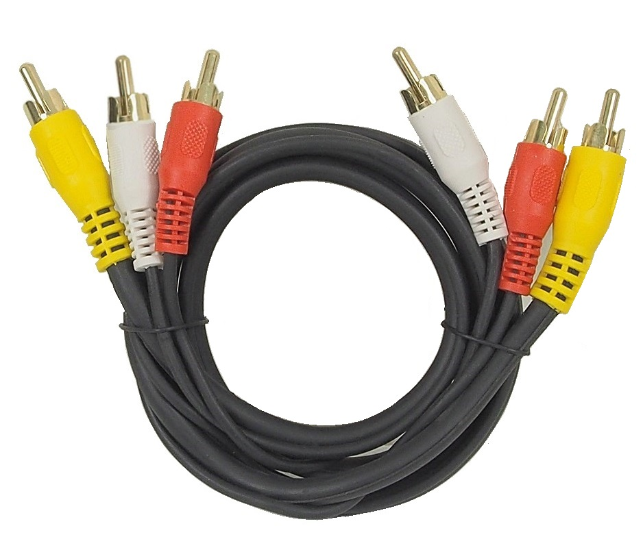 Câble vidéo et audio RCA stéréo - 3 pieds