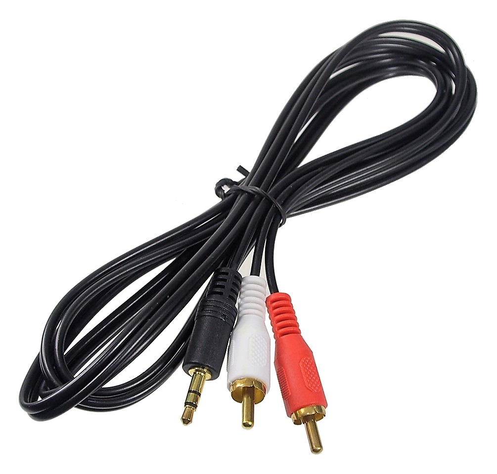 Câble diviseur fiches 3.5mm à RCA stéréo - 6'