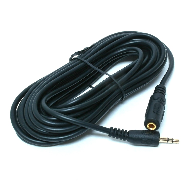 Câble audio stéréo 3.5 mm mâle à femelle - 6 m