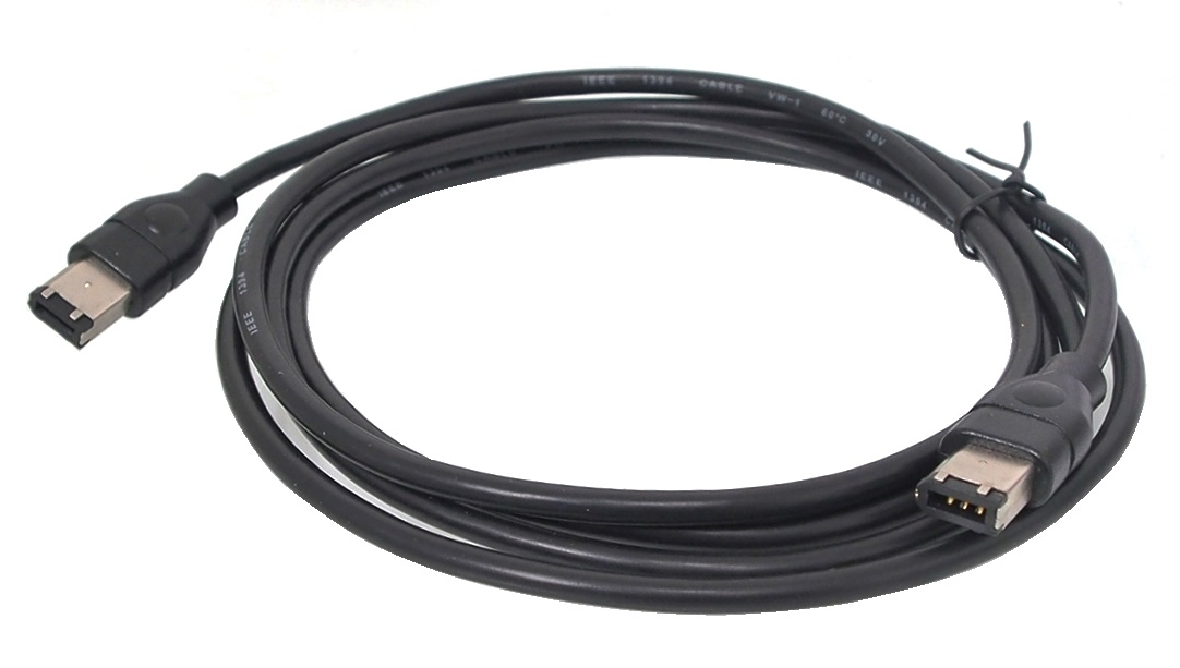 Câble firewire de 6 pins à 6 pins - 6 pieds